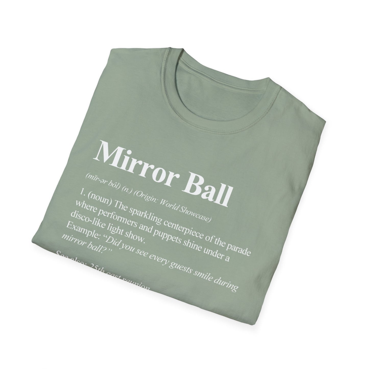 Mirror Ball Definition Shirt