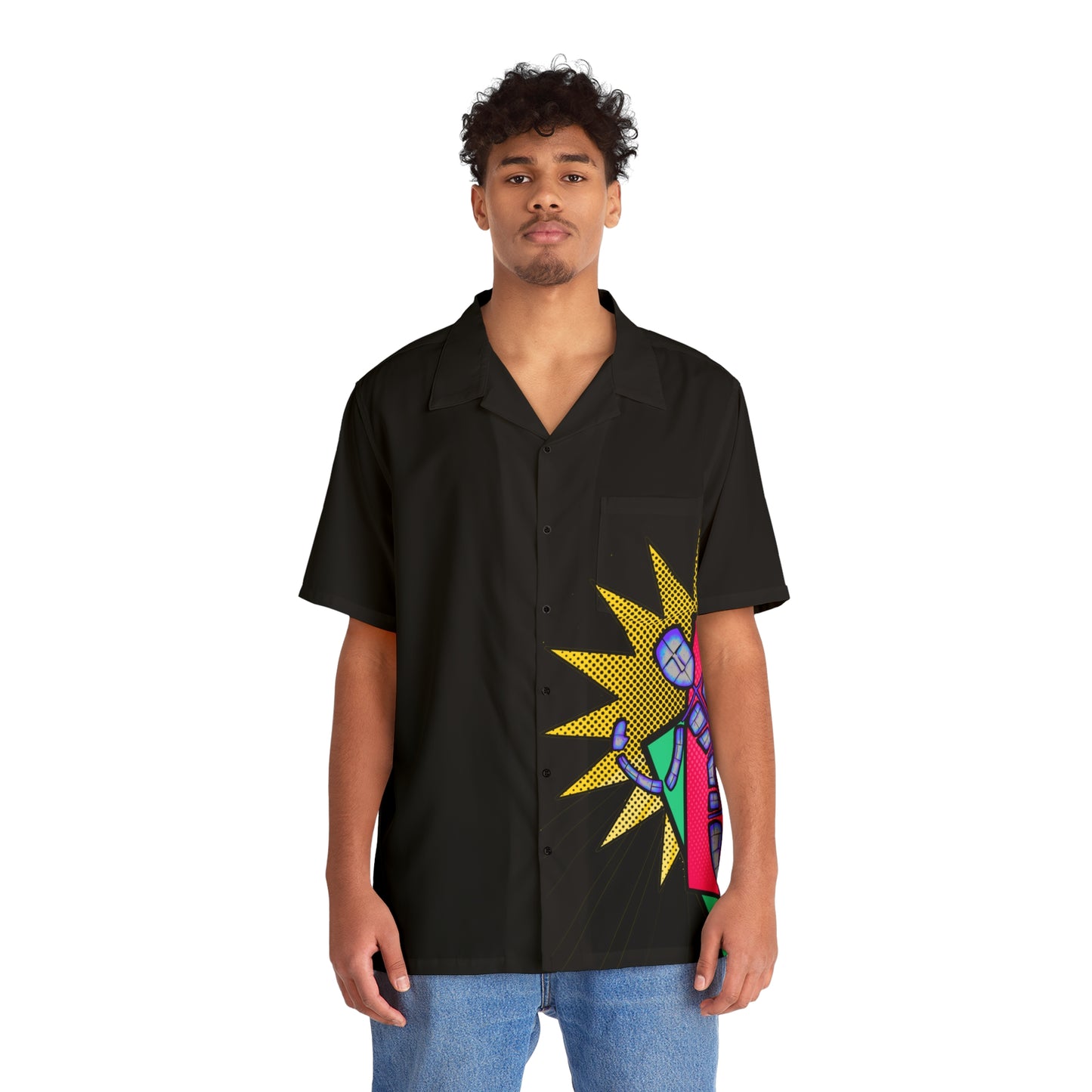 Pop Art: Hammer Men's Hawaiian Shirt (AOP)