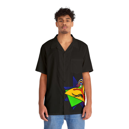 Pop Art: Bird Man Men's Hawaiian Shirt (AOP)