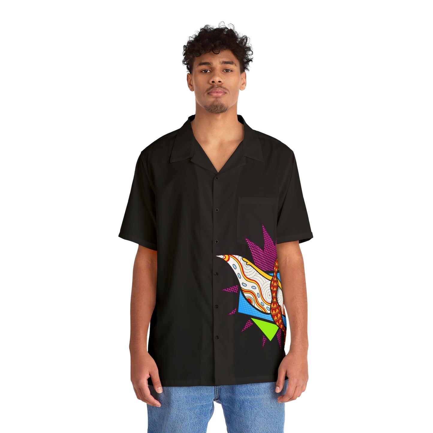 Pop Art: Wiggle Men's Hawaiian Shirt (AOP)