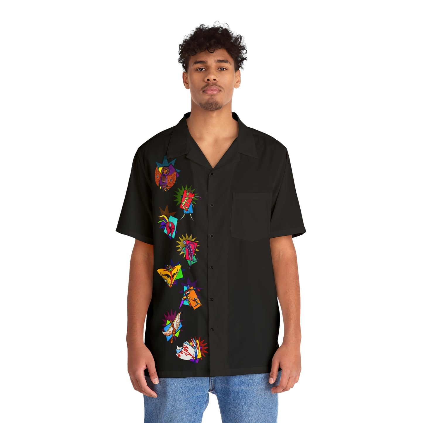 Pop Art: All Puppets Men's Hawaiian Shirt (AOP)