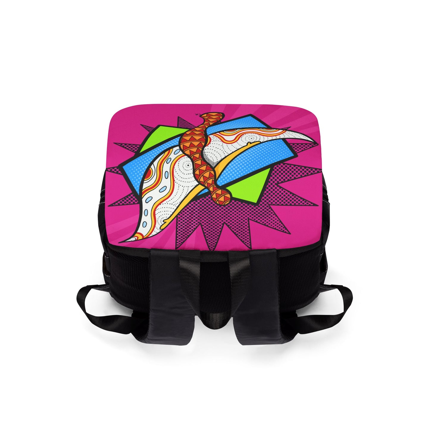 Pop Art Wiggle Back Pack