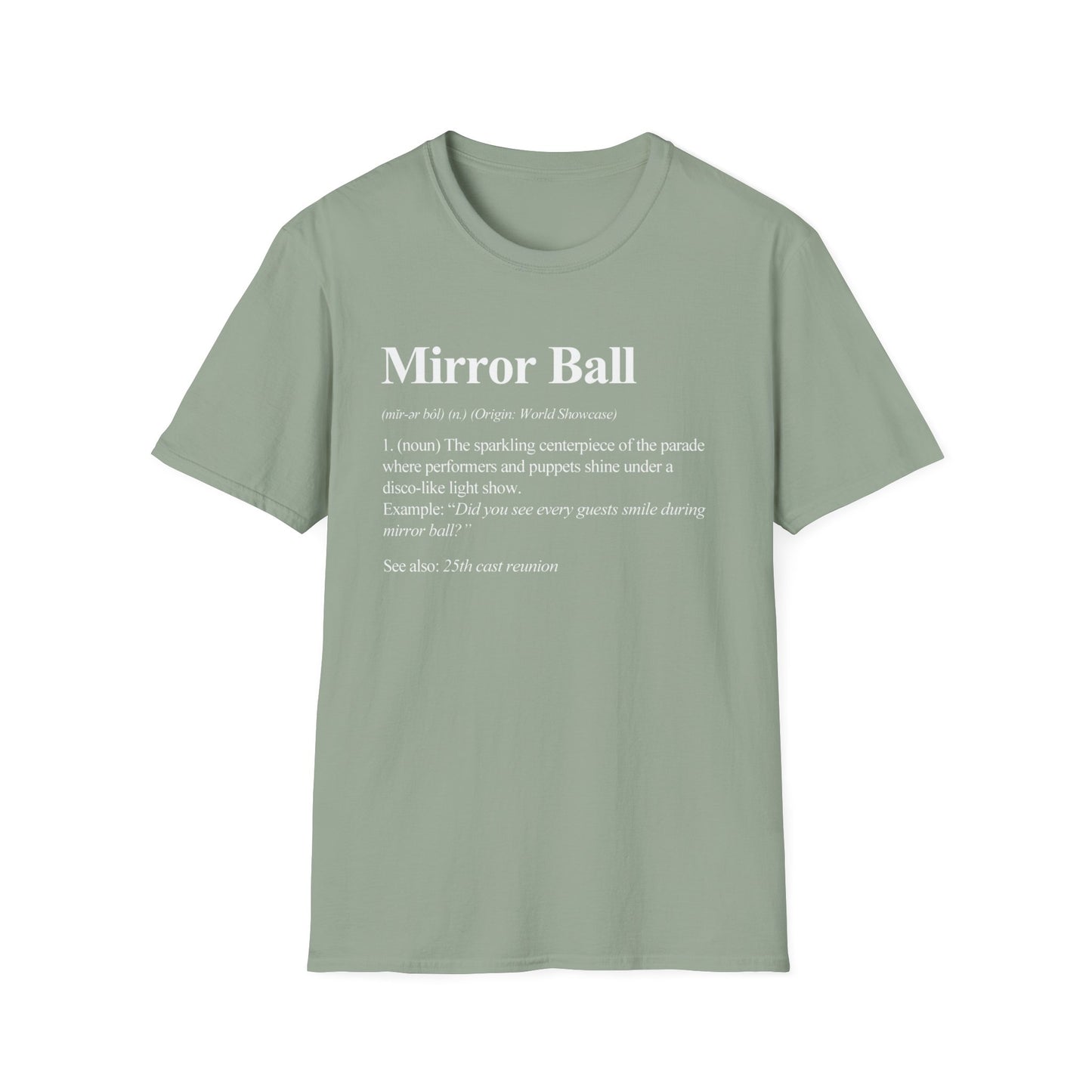 Mirror Ball Definition Shirt