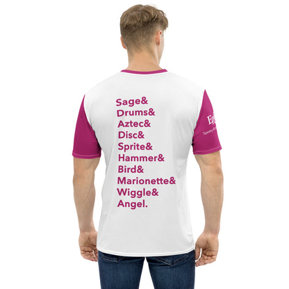 Reunion Dated Nations Men's t-shirt (Magenta)