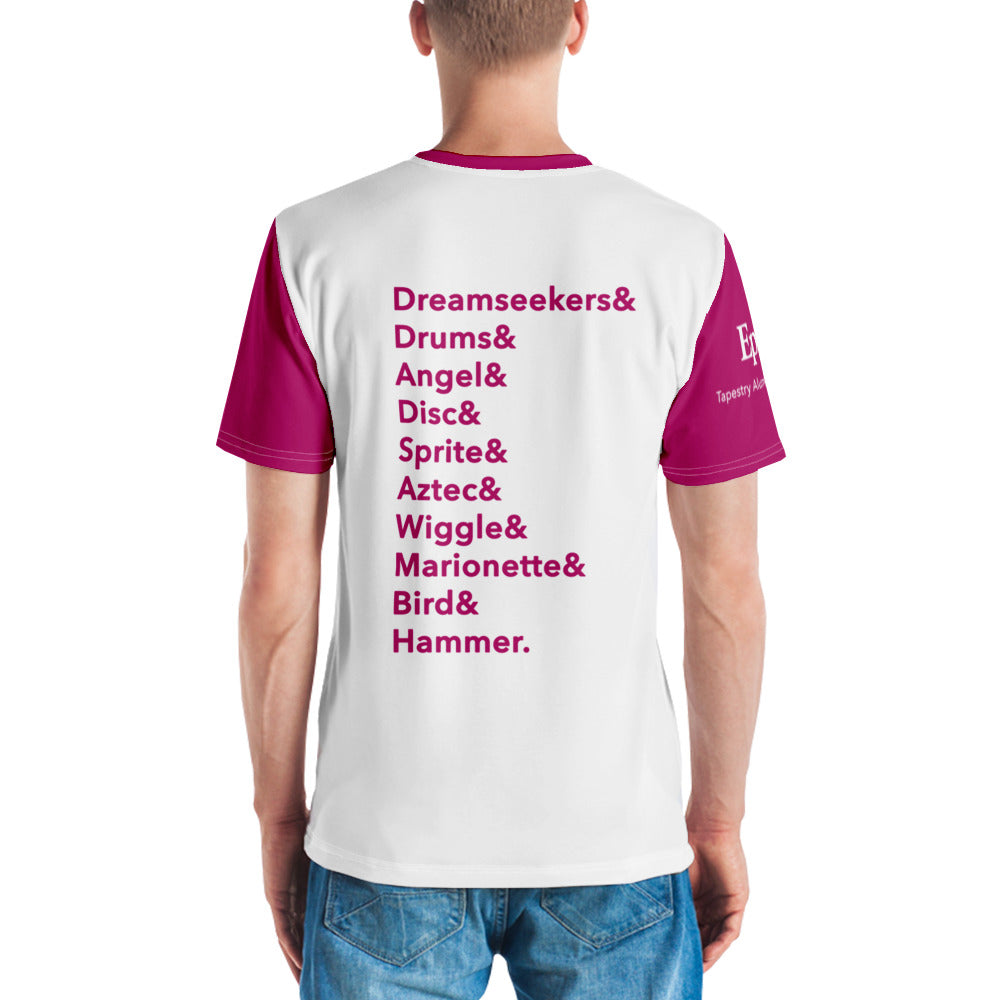 Reunion Dated Dreams Men's t-shirt (Magenta)