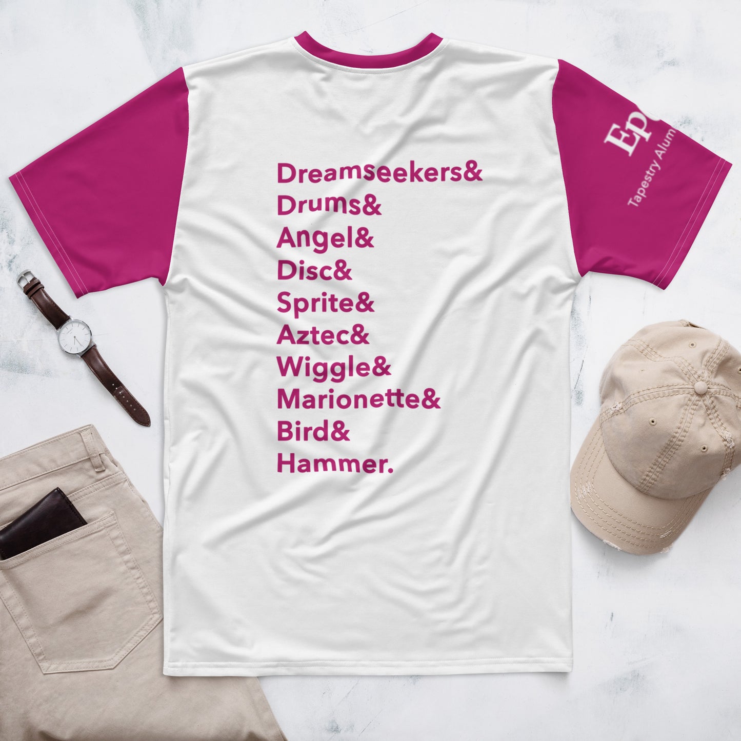 Reunion Dated Dreams Men's t-shirt (Magenta)