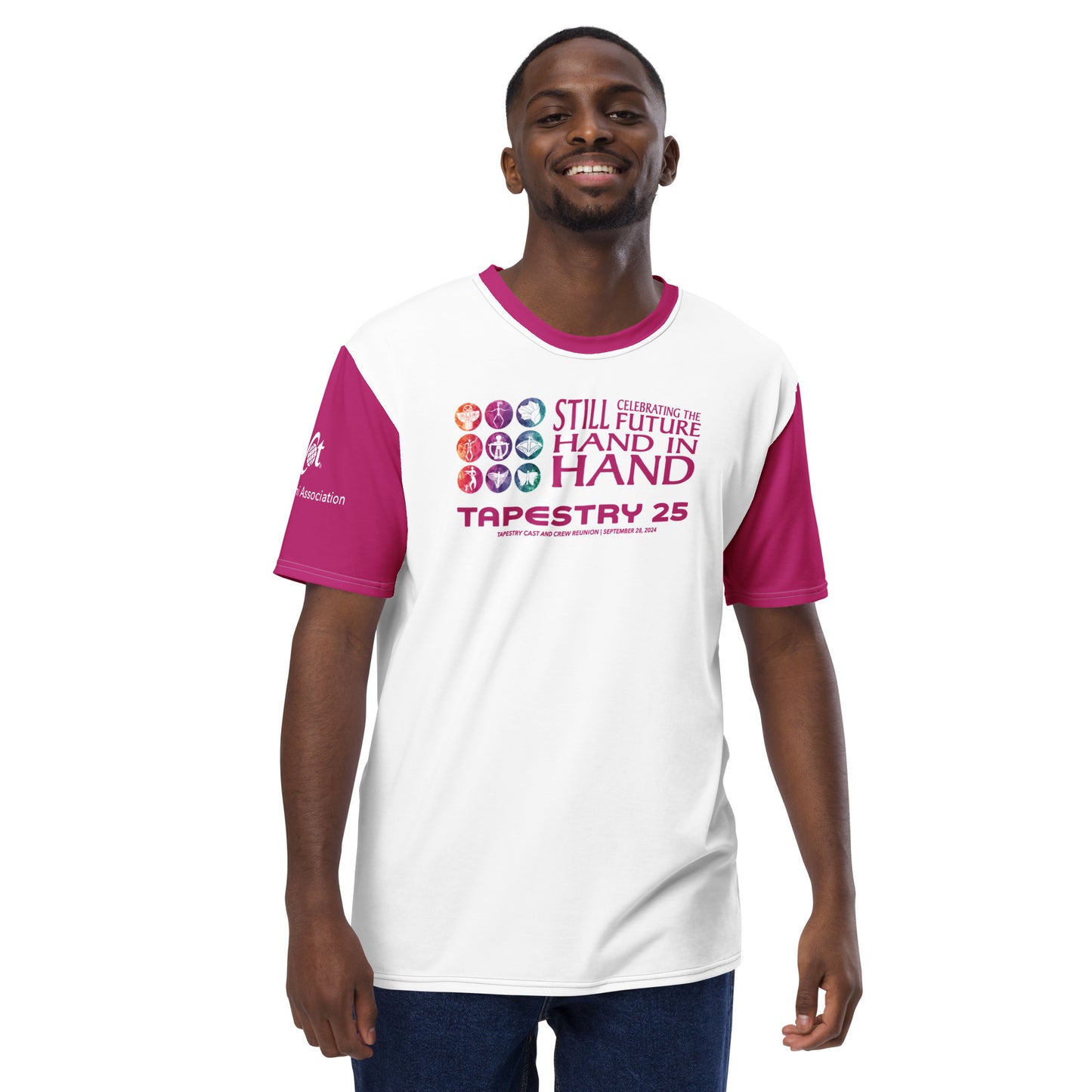 Reunion Dated Nations Men's t-shirt (Magenta)