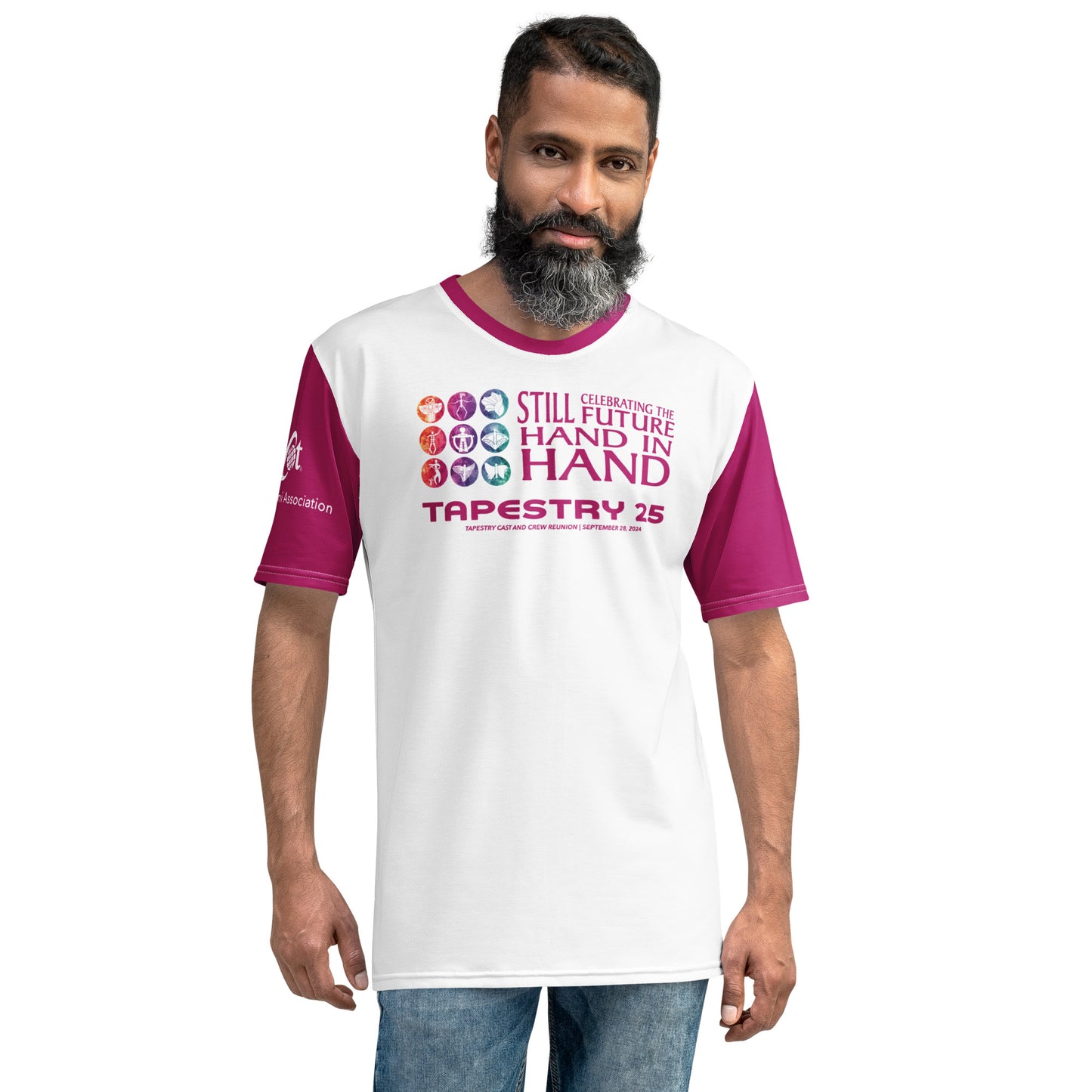 Reunion Dated Nations Men's t-shirt (Magenta)