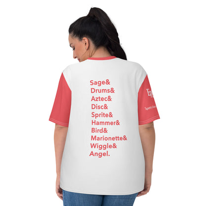 Reunion Dated Nations Women's T-shirt (Red)