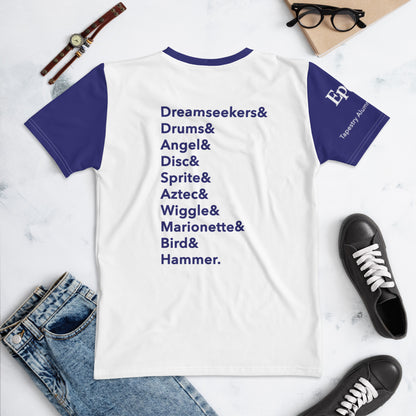 Reunion Dated Dreams Women's T-shirt (Blue)