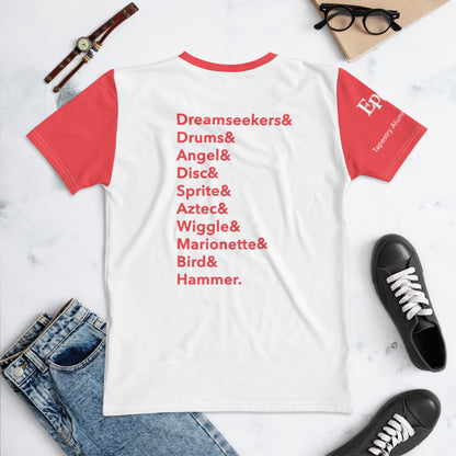 Reunion Dated Dreams Women's T-shirt (Red)