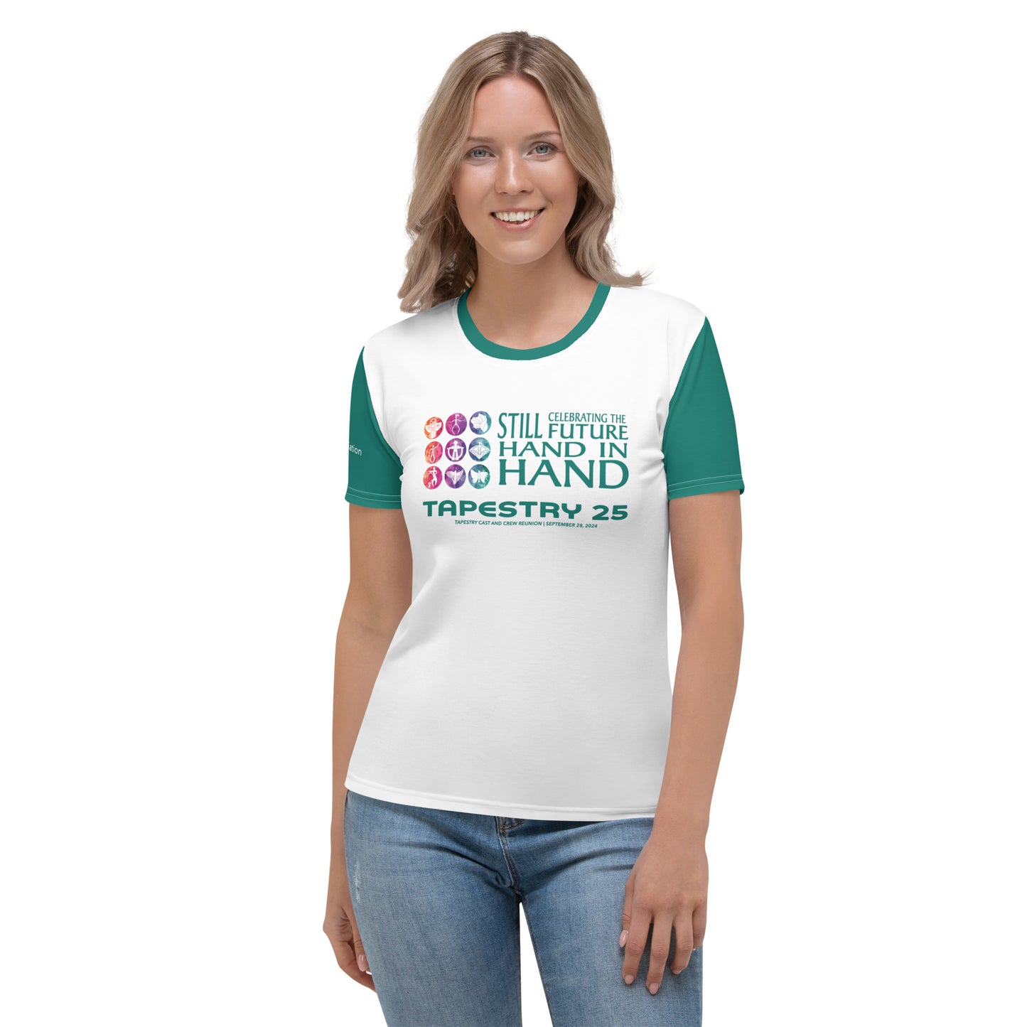 Reunion Dated Nations Women's T-shirt (Green)