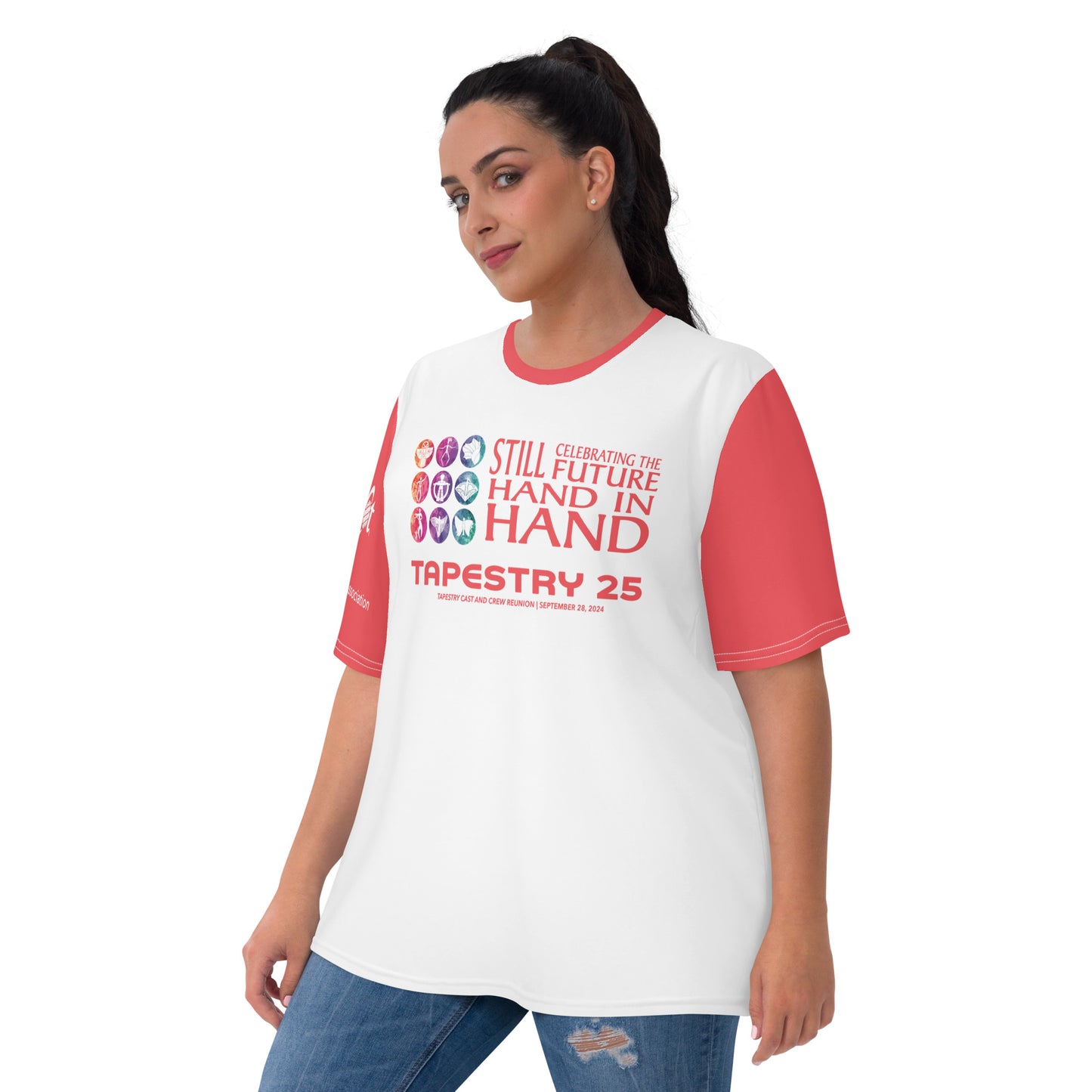 Reunion Dated Nations Women's T-shirt (Red)