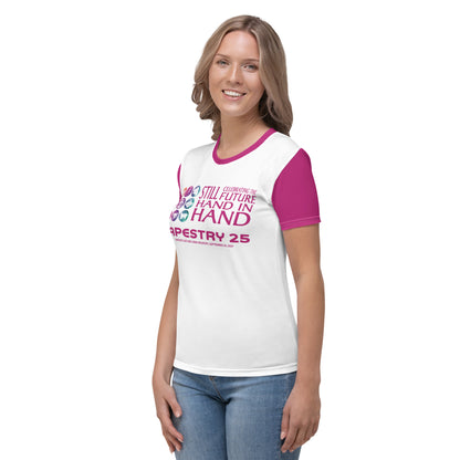 Reunion Dated Nations Women's T-shirt (Magenta)