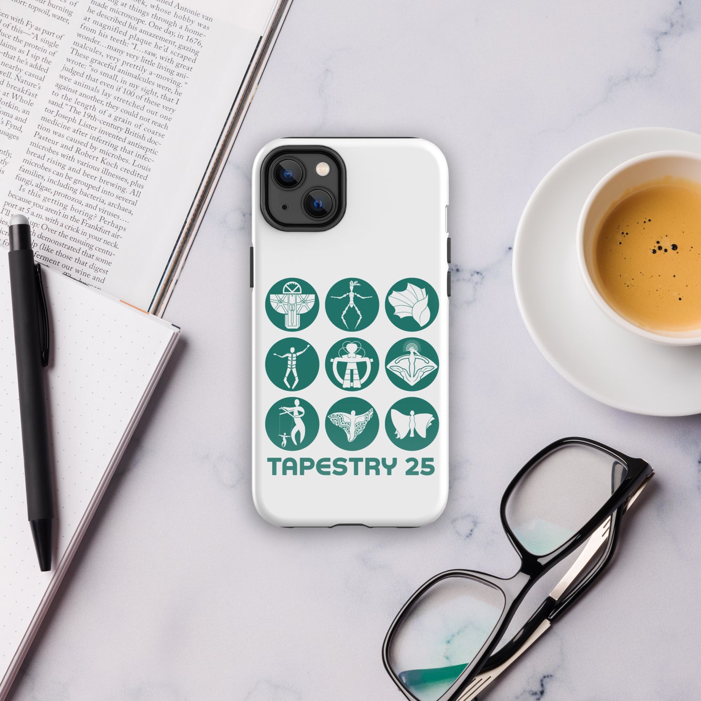 Tapestry 25: Tough Case for iPhone® (Green)