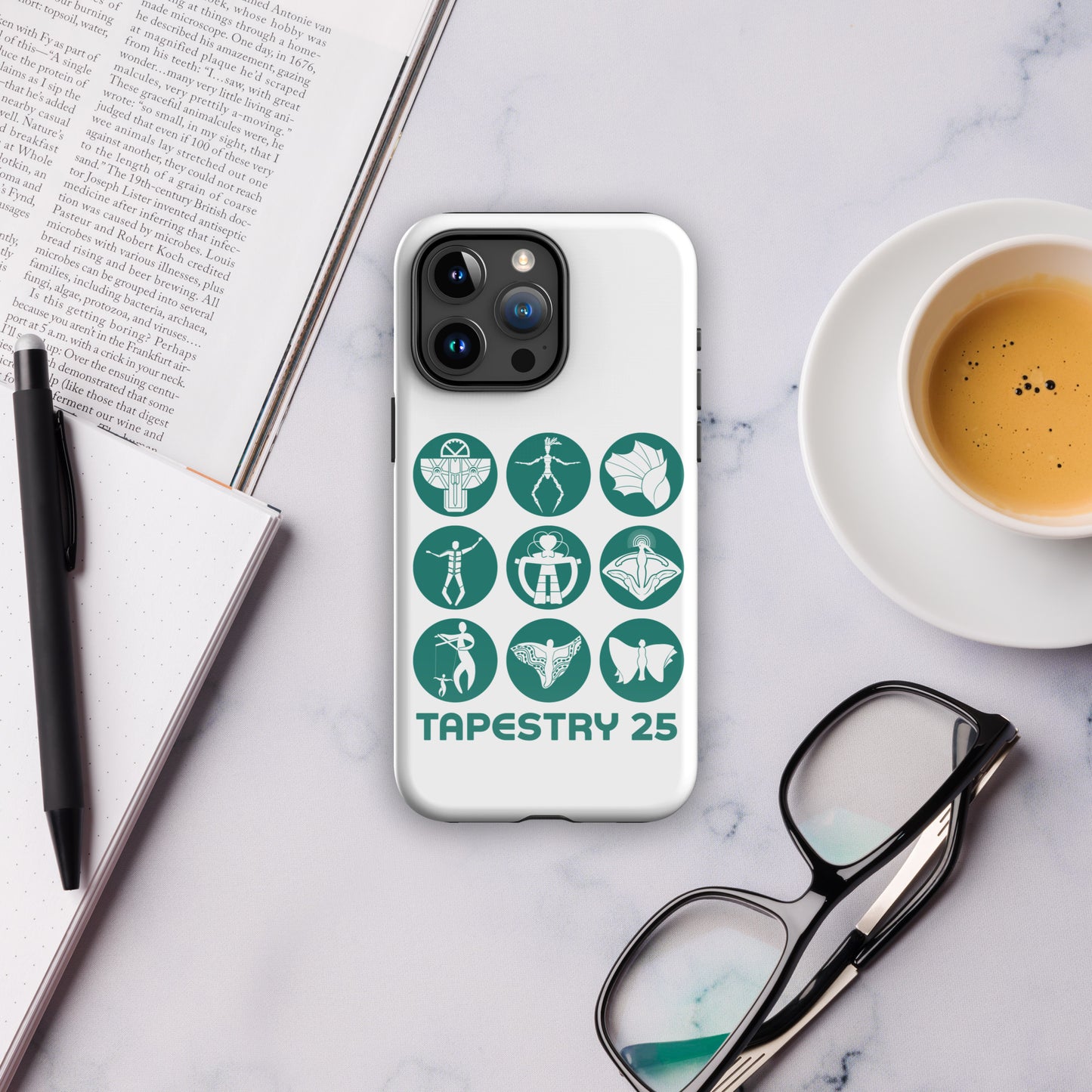 Tapestry 25: Tough Case for iPhone® (Green)