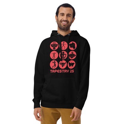 Tapestry 25: Unisex Logo Hoodie (Red)