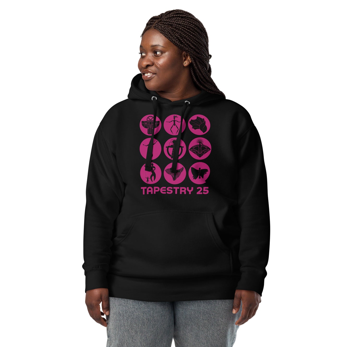 Tapestry 25: Unisex Logo Hoodie (Magenta)