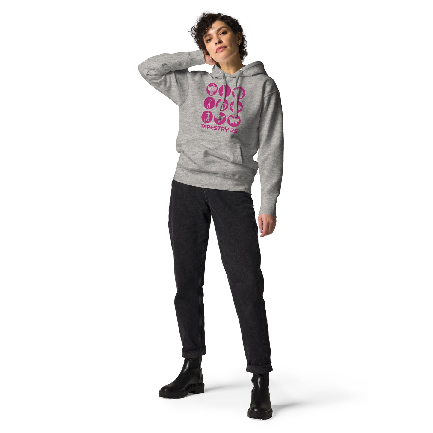 Tapestry 25: Unisex Logo Hoodie (Magenta)