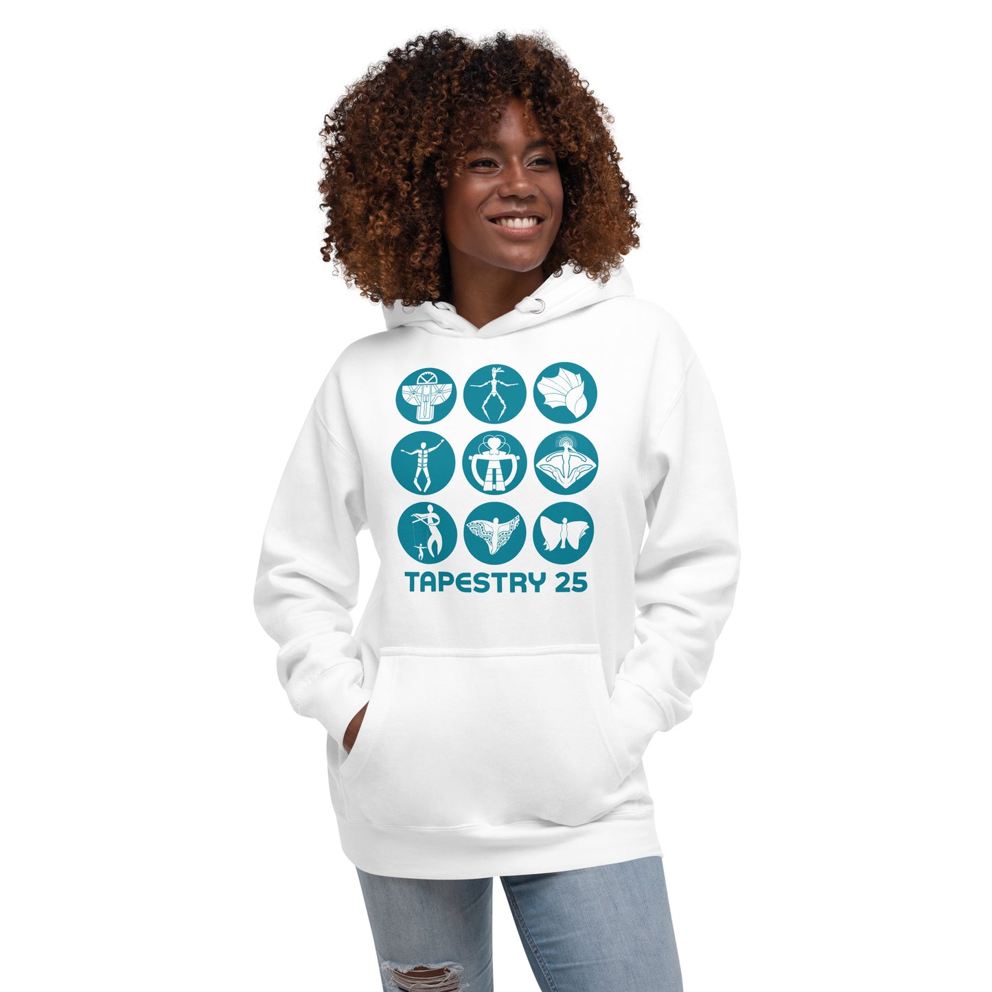 Tapestry 25: Unisex Logo Hoodie (Blue)