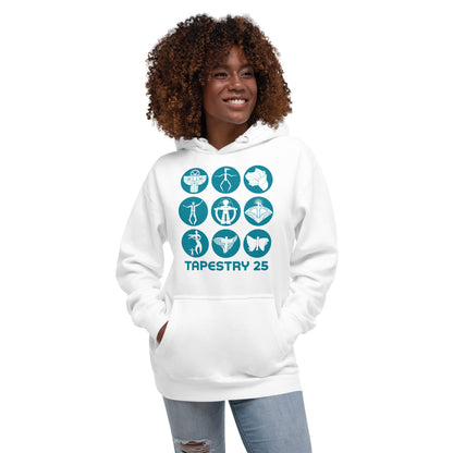 Tapestry 25: Unisex Logo Hoodie (Blue)