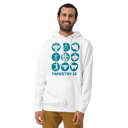 Tapestry 25: Unisex Logo Hoodie (Blue)