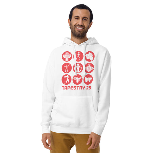 Tapestry 25: Unisex Logo Hoodie (Red)