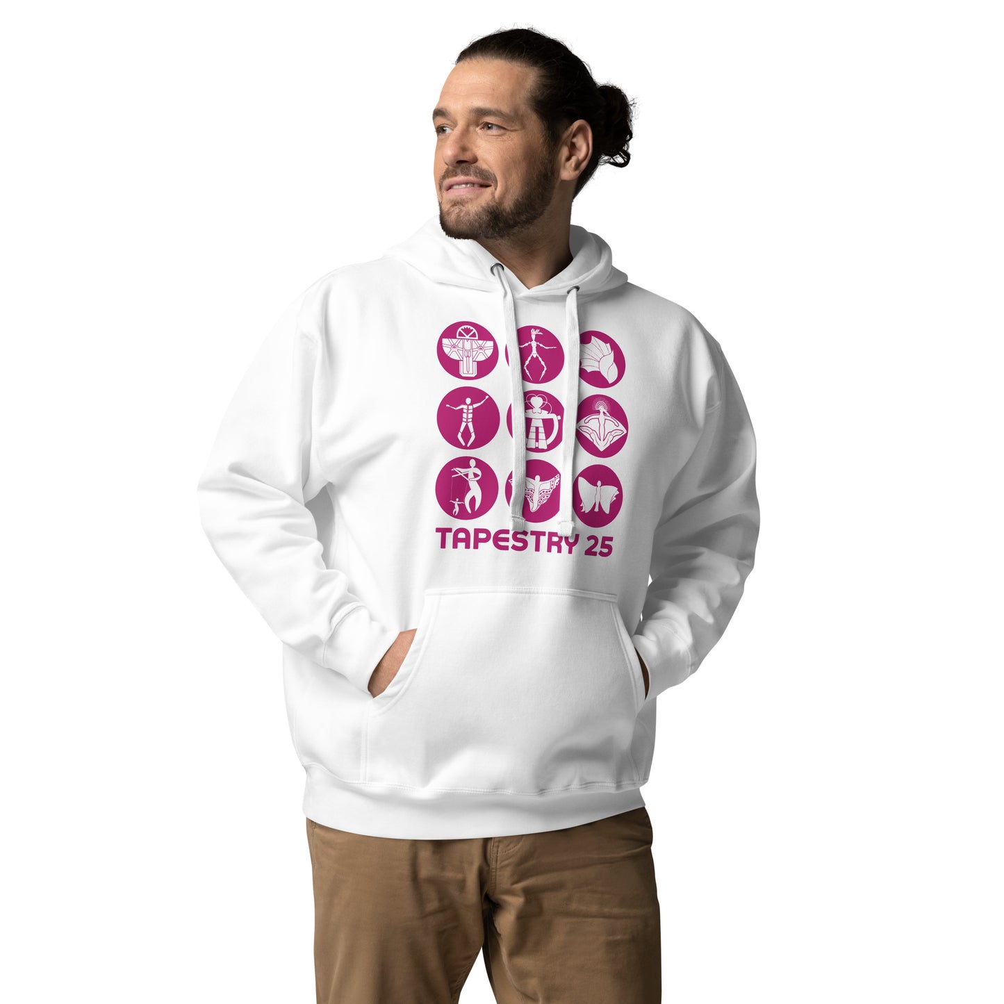 Tapestry 25: Unisex Logo Hoodie (Magenta)