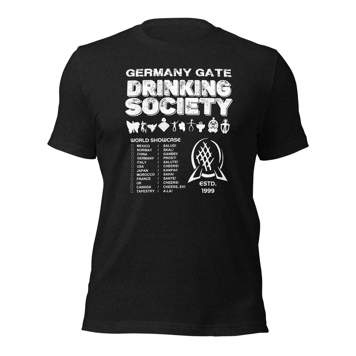 Germany Gate Drinking Society Short Sleeve